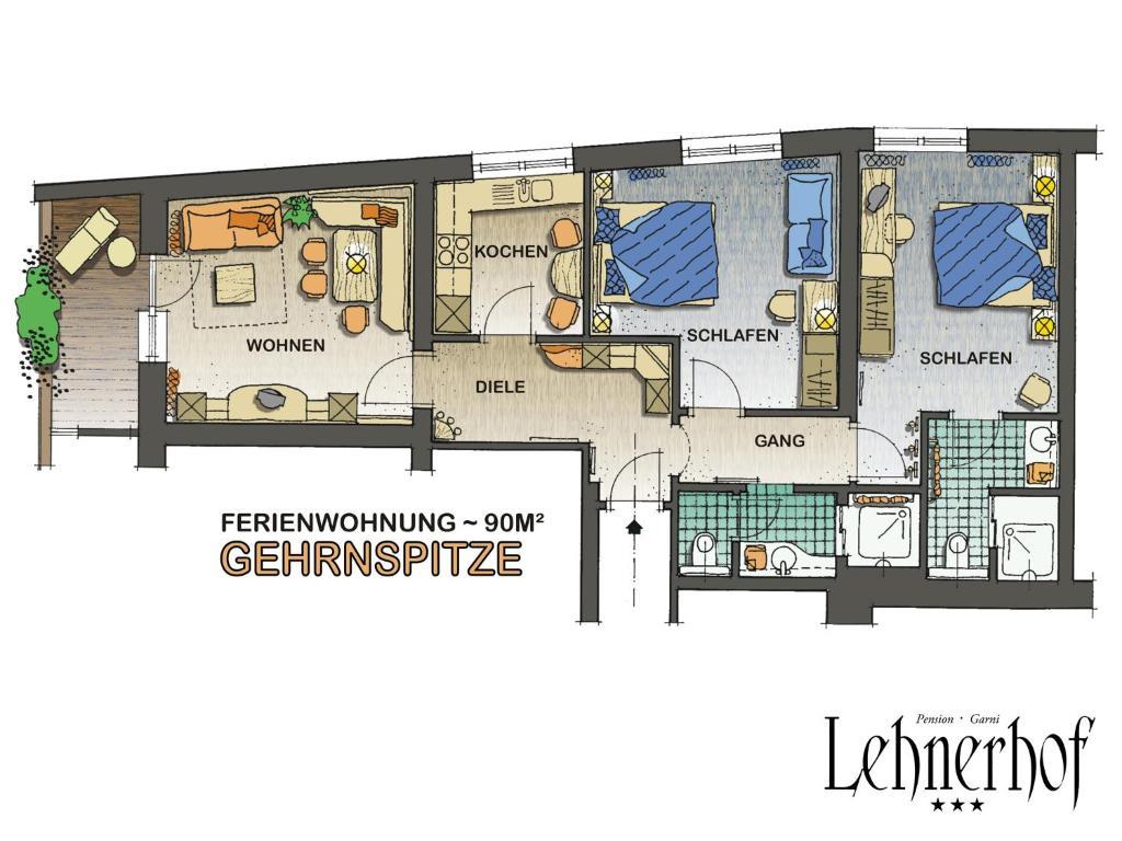 Pension Lehnerhof Leutasch Room photo